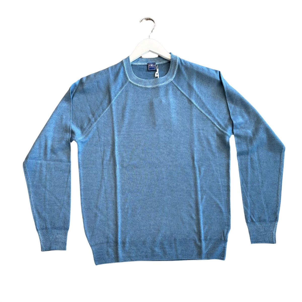 Fedeli - Men's Tiger Merino Crew Neck Sweater