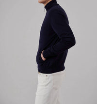 Fedeli - Paros Reversible Full Zip Stretch Bomber Sweater
