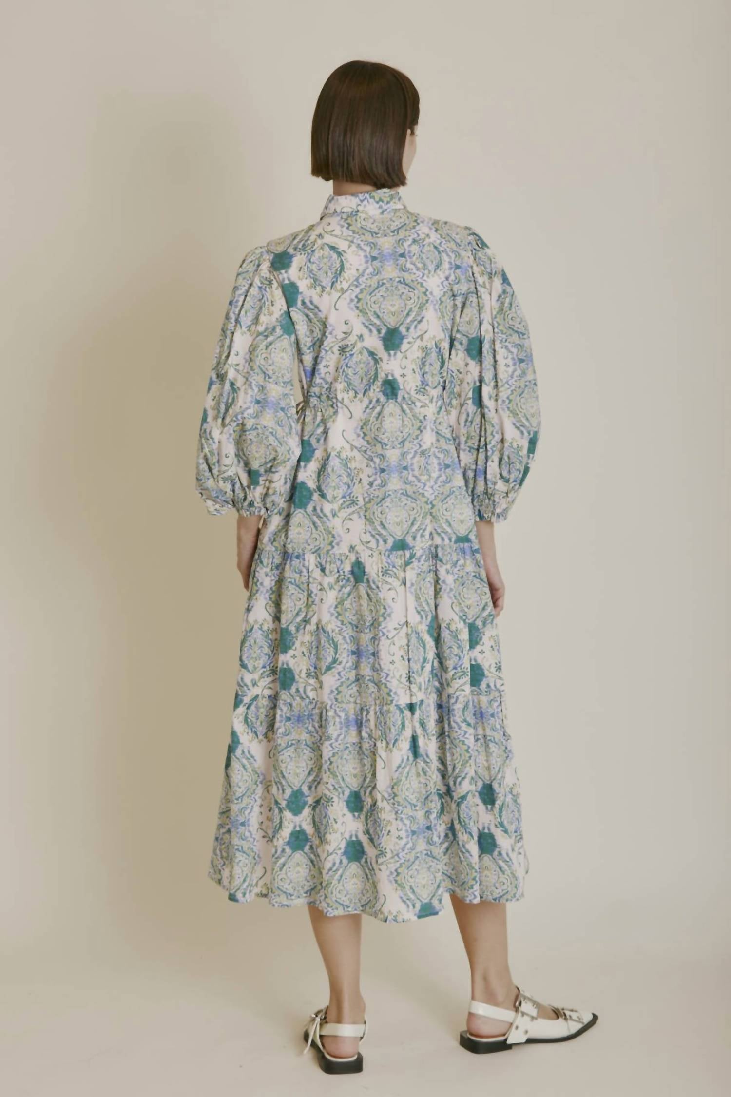 Aureum - Paisley Shirt Dress