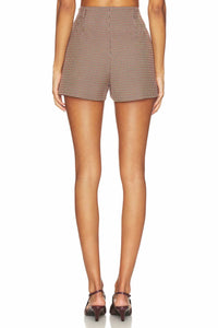 Astr - Gisselle Plaid Shorts