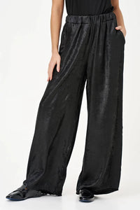 M Made In Italy - Velvet Wide Leg Pant