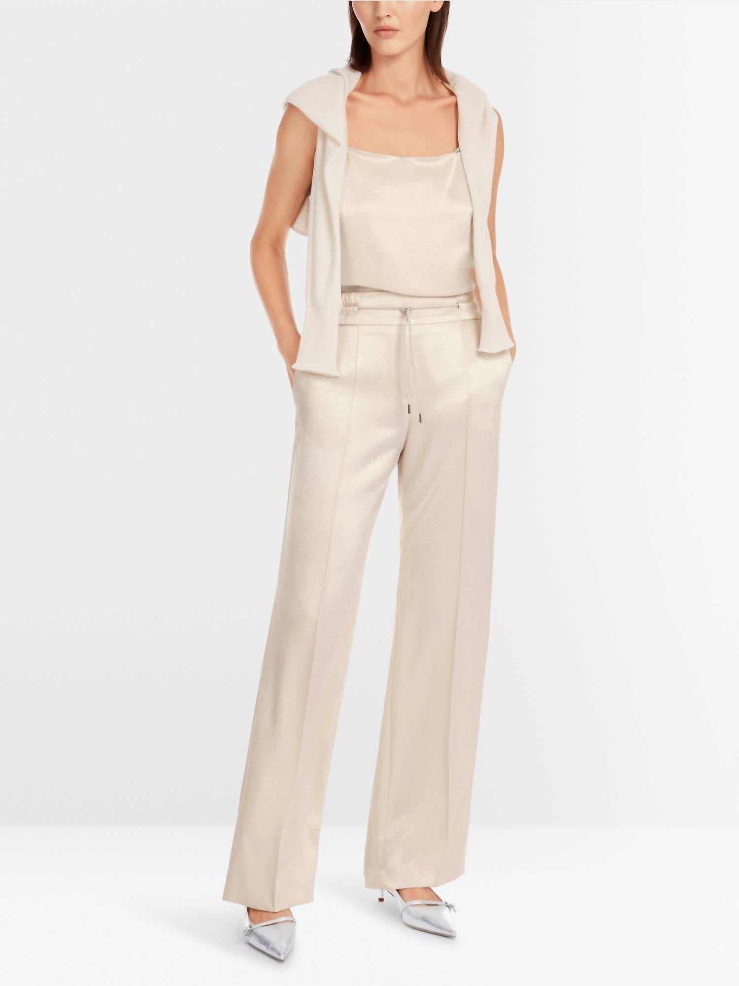 Marc Cain - Washington Trousers With Fine Shimmer