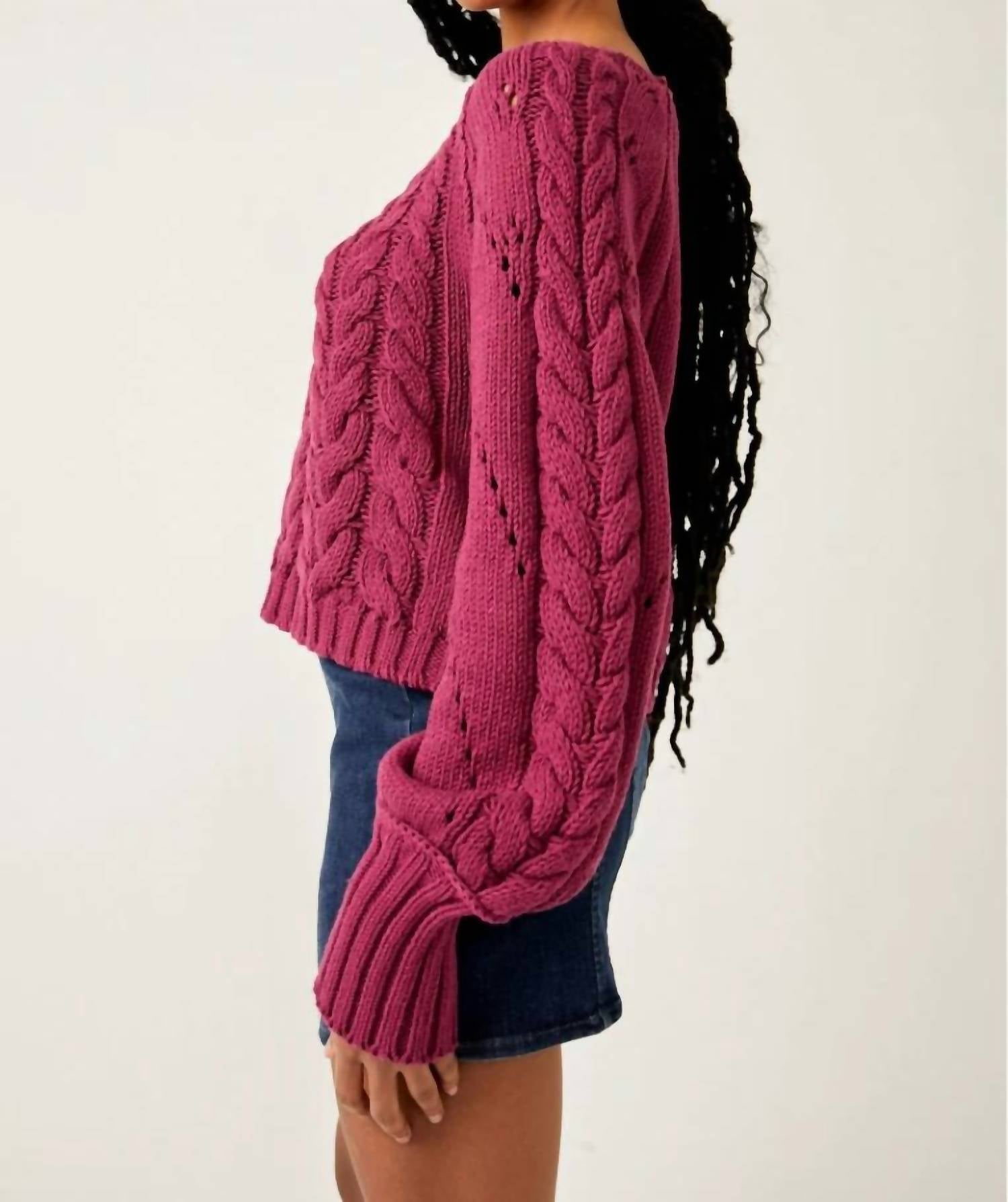 Free People - Sandre Pullover Sweater