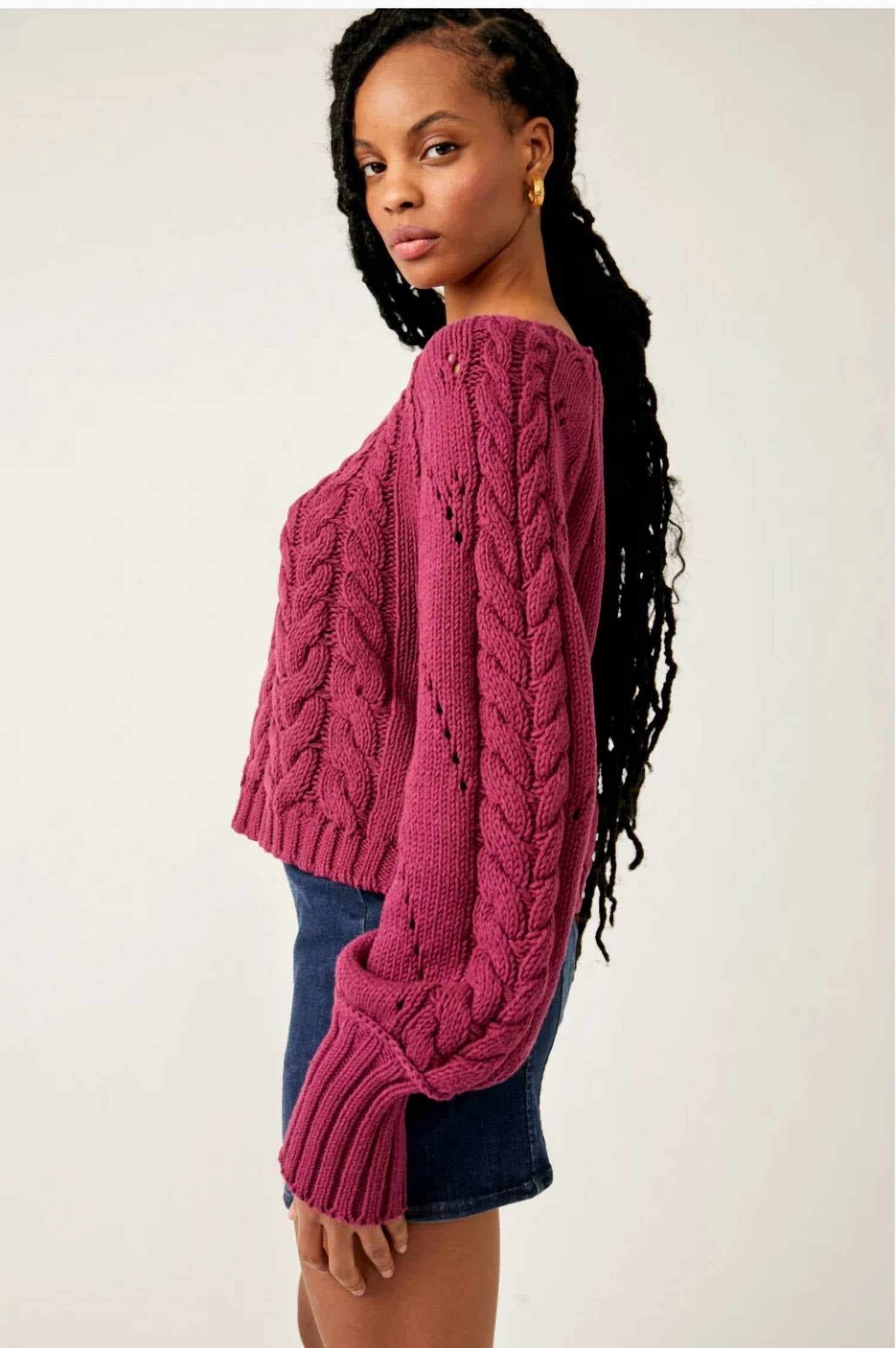 Free People - Sandre Pullover Sweater