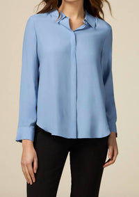 Oltre - Long Sleeve Button Down Blouse