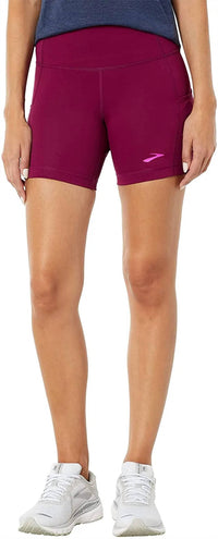 BROOKS Method 5" Short Tight in boysenberry - women's shorts