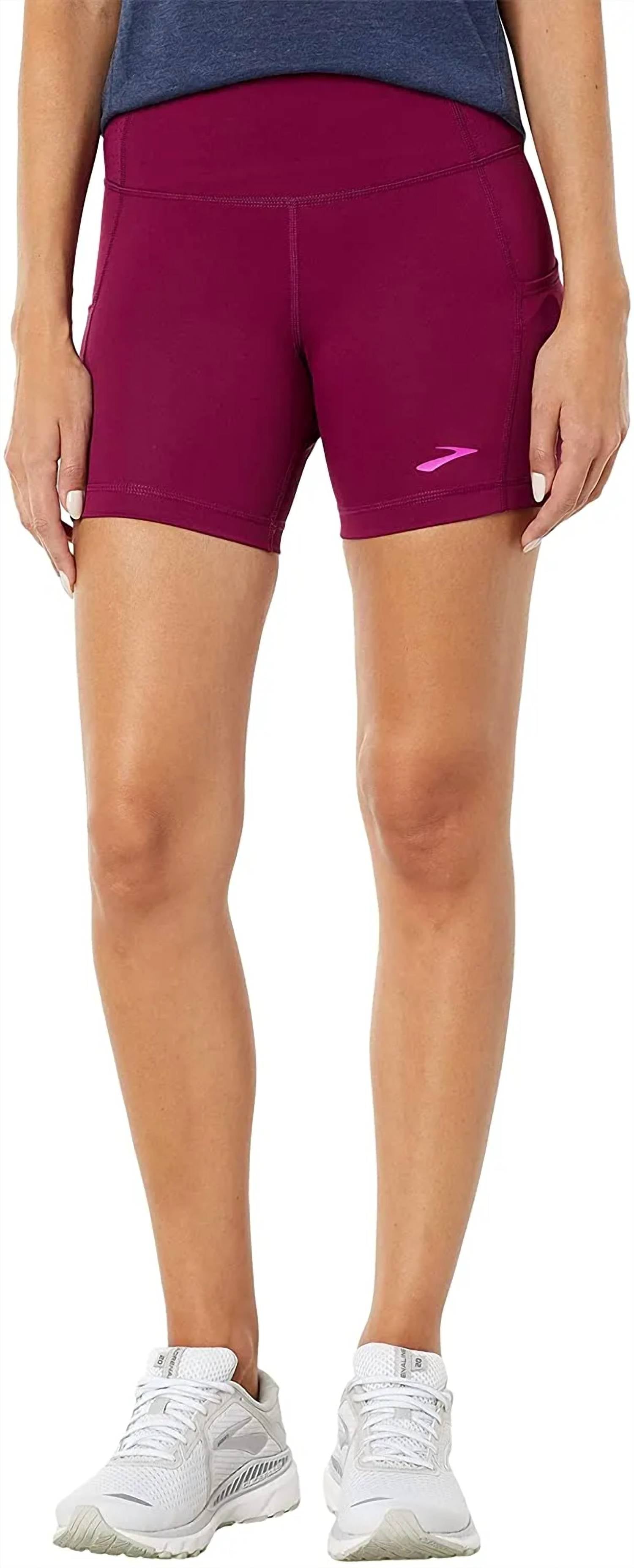 BROOKS Method 5" Short Tight in boysenberry - women's shorts