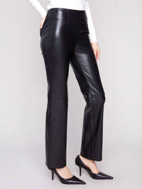Charlie B - Faux Leather Pull-on Pants
