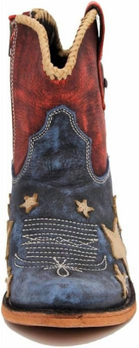 Liberty Black Women's Claudia Americana Fashion Booties in vintage azul vintage rojo - women's shoe - view 4