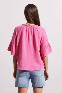 Tribal - Holly Cotton Gauze Raglan Sleeve Top