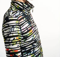 Joseph Ribkoff - Tropical Cascade Knit Jacket