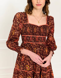 Pink City Prints - Rachel Midi Dress