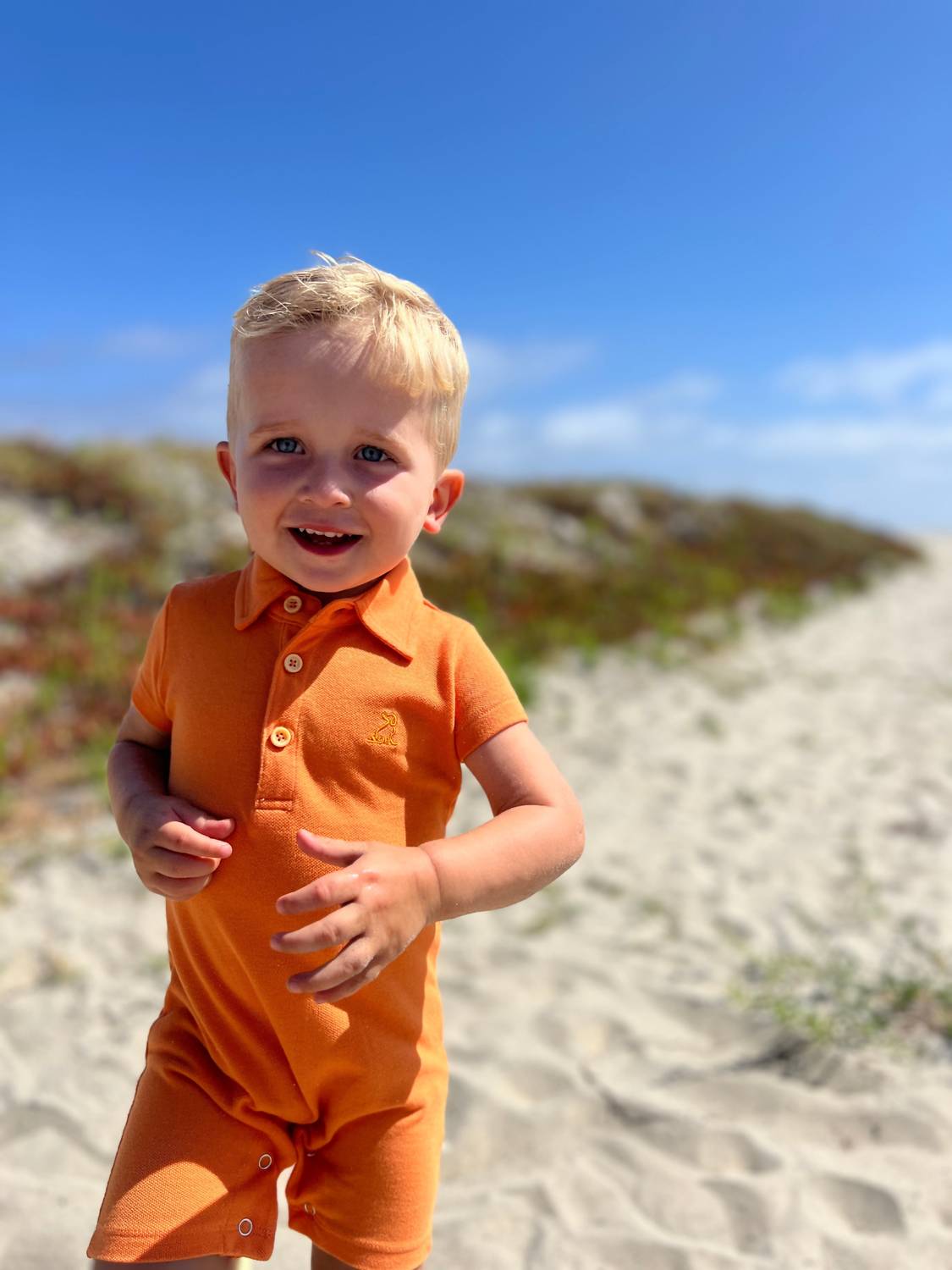 Me & Henry - Kid's Pique Polo Shortall