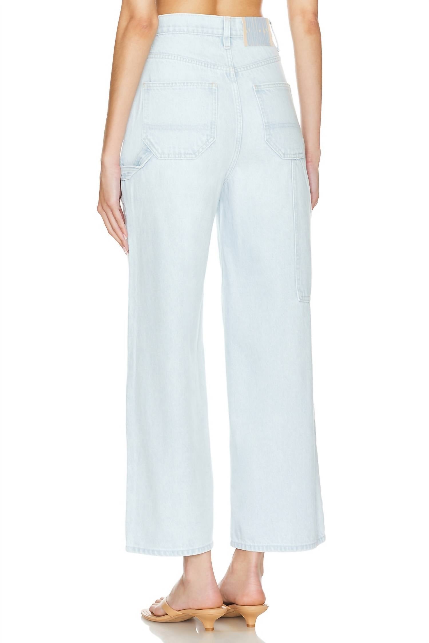 Mother - High Waisted Smoothie Carpenter Ankle Jeans