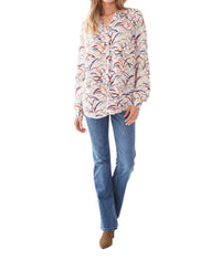 Fdj - Flounce Pintuck Top