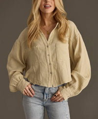 Panache - Gauze Button Up Shirt