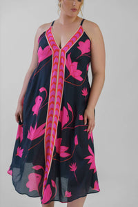 Guapa - Padma Sundown Halter Maxi Dress - Plus