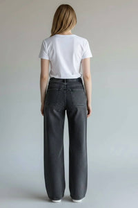 Just Black Denim - Mini Patch Pocket Jeans