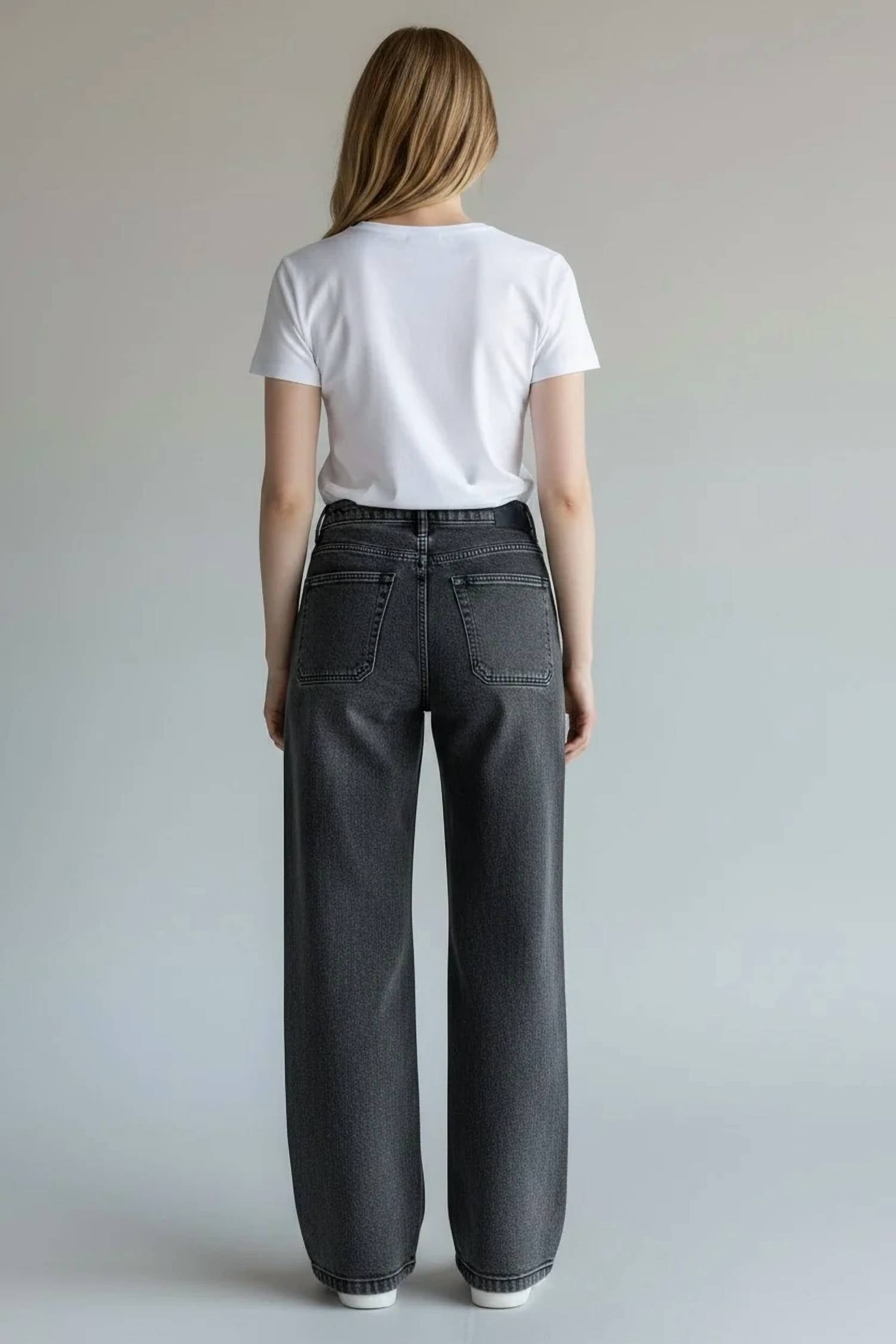Just Black Denim - Mini Patch Pocket Jeans