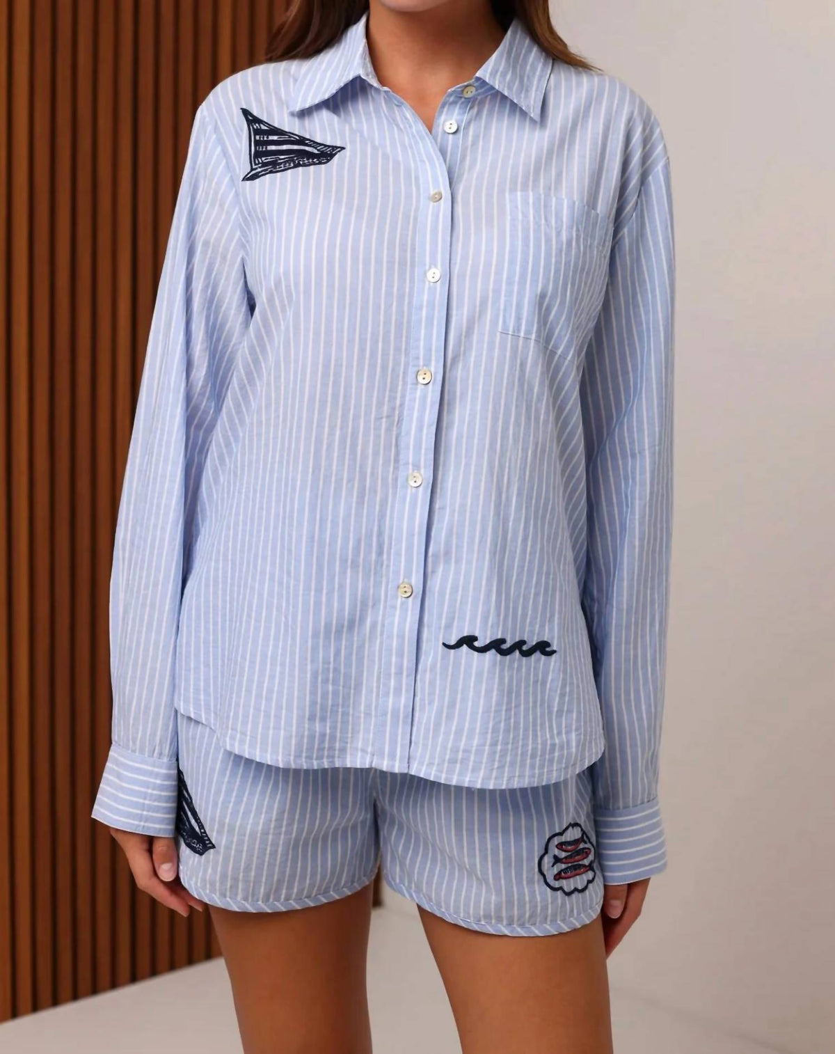 Shore - PAIGE CLASSIC BUTTON UP SHIRT