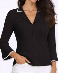 J'Envie/Eli - Odessa Bellowing Sleeve Cuffs Top