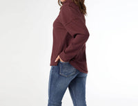 Coco + Carmen - Michela Long Sleeve V-Neck Top