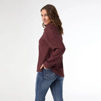 Coco + Carmen - Michela Long Sleeve V-Neck Top