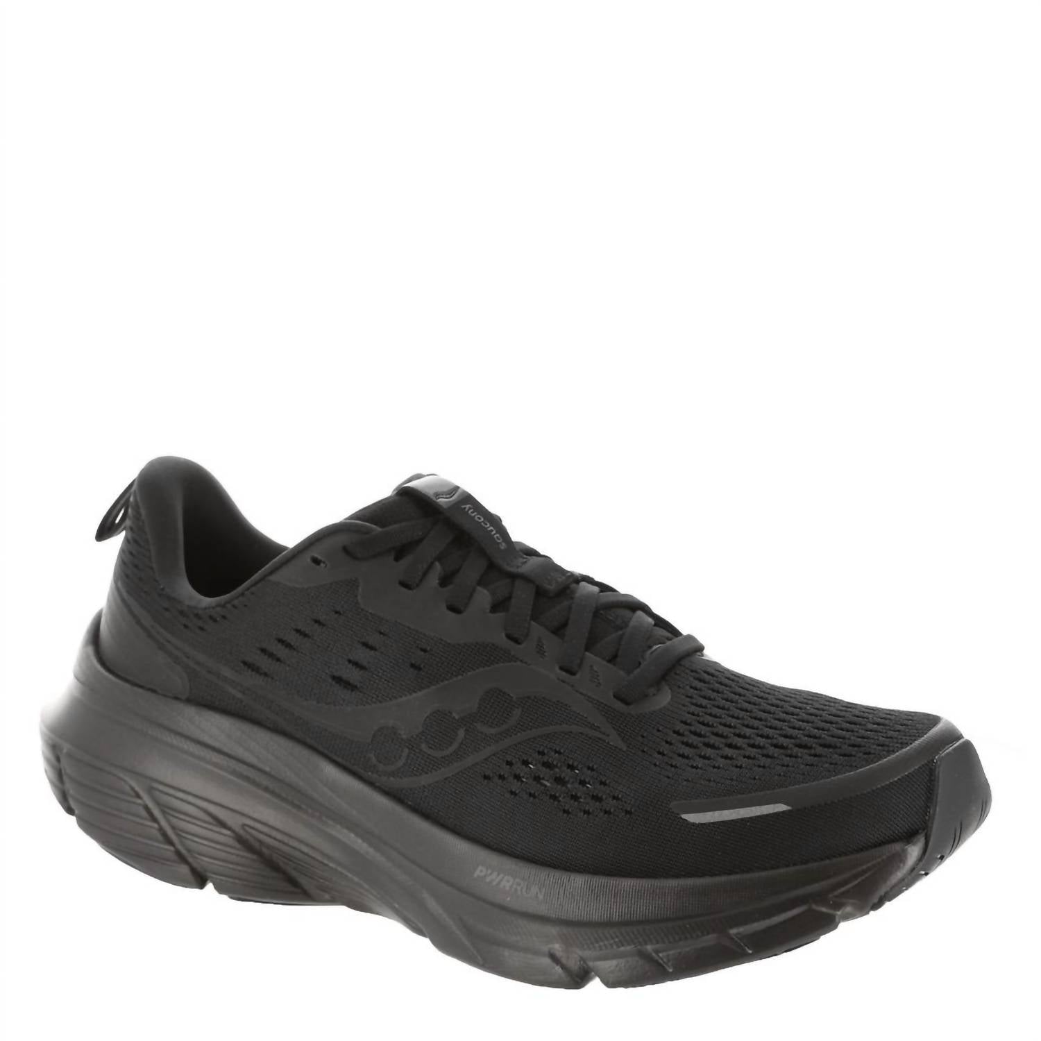 SAUCONY Men's Guide 18 Shoes in triple black 1 - men's sneaker