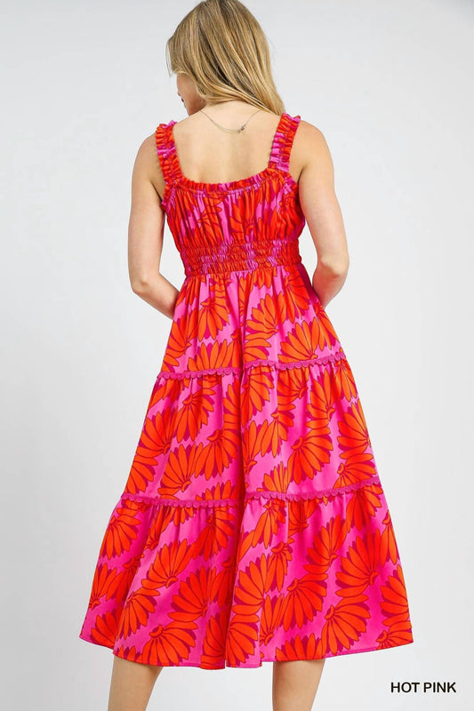 Umgee - Tropical Midi Dress