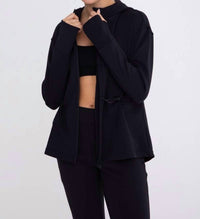 Mono B - Ribbed Hooded Jacket