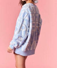 Peach Love - Powder Merry Sweater