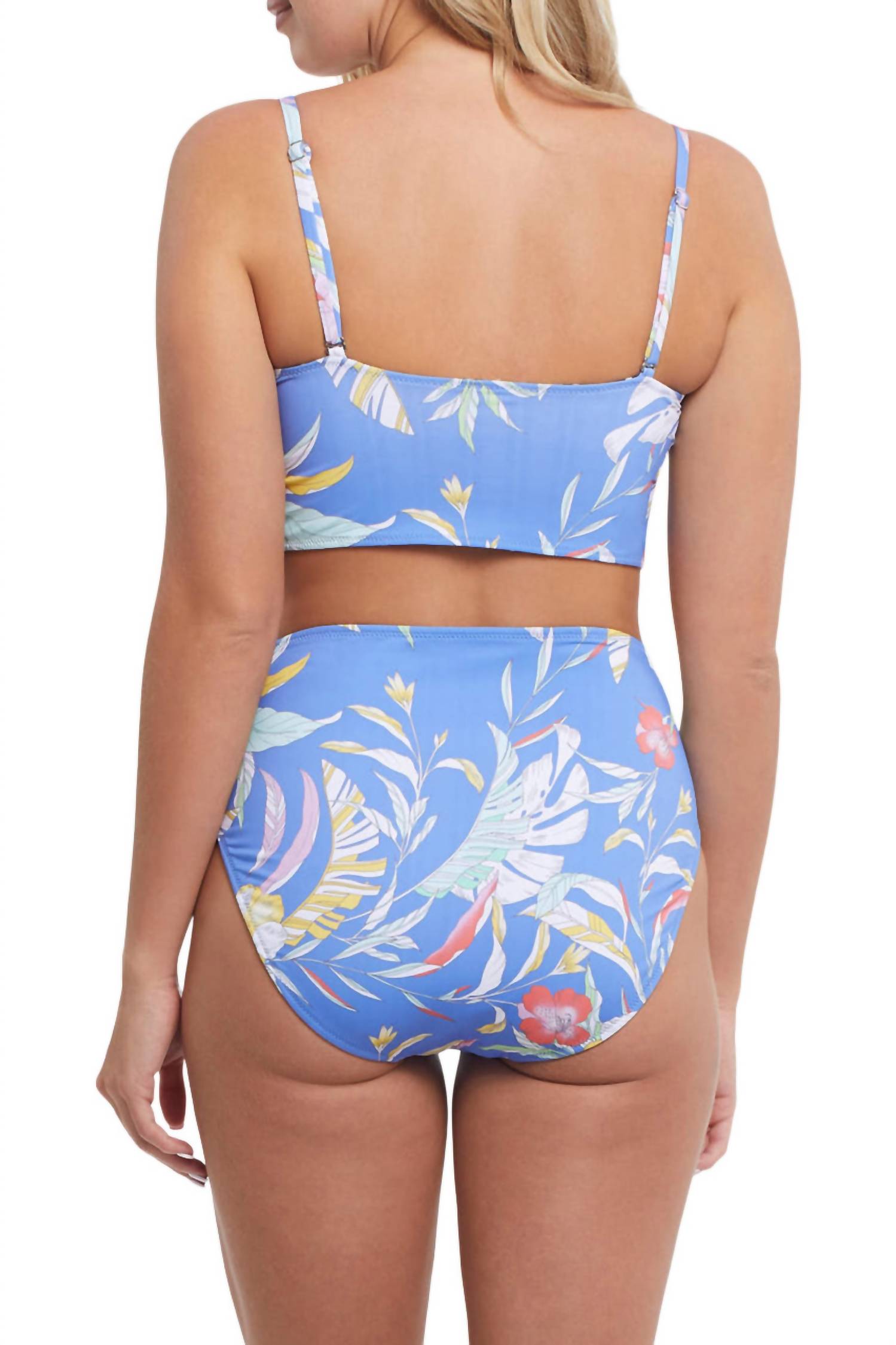 Tribal - WAVE FLORAL REVERSIBLE 2 PIECE SWIMSUIT