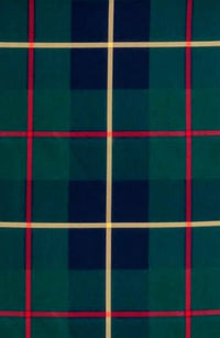 GRETCHEN SCOTT Plaidly Cooper Jersey Ruffneck Dress in green multi - women's dress - alternate view