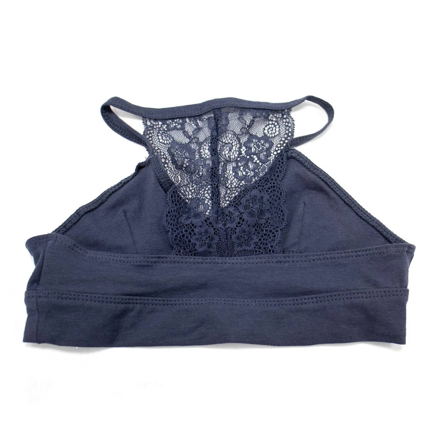 Maidenform - Girl's Seamless Lace Racerback Ruched Crop Bralette