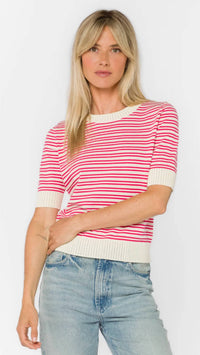 Velvet Heart - Short Sleeve Crewneck Sweater