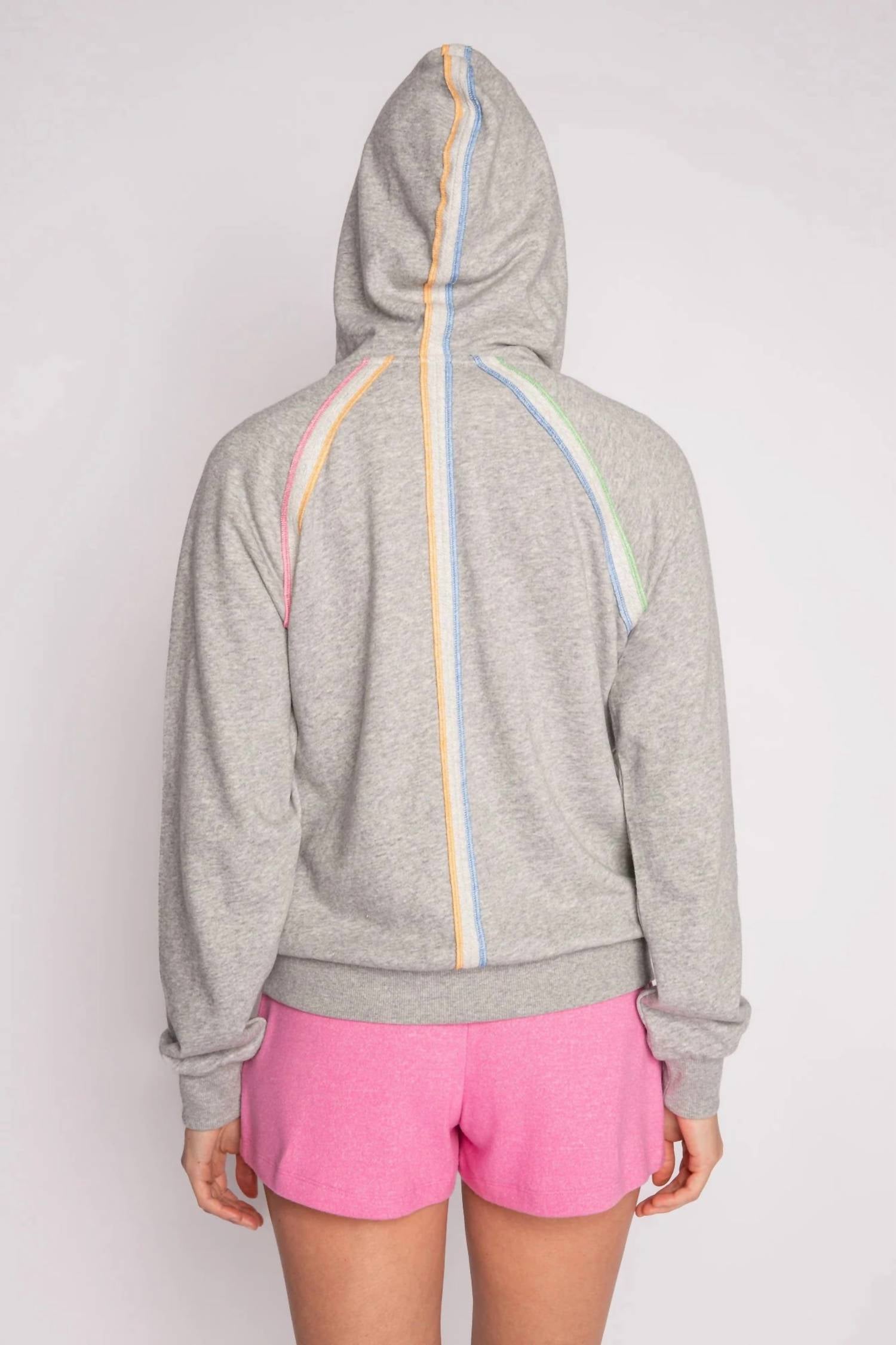 Pj Salvage - Neon Stripes Hoodie Jacket