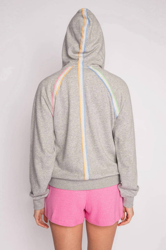 Pj Salvage - Neon Stripes Hoodie Jacket