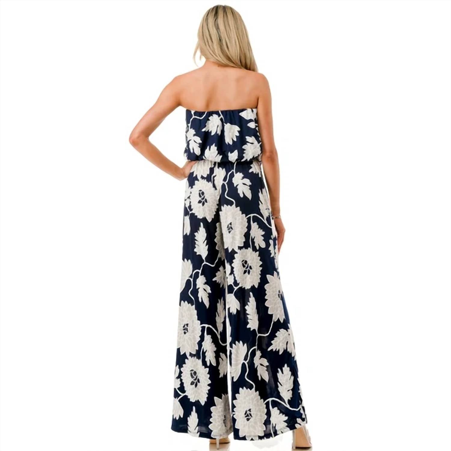 Ariella - Tube Wide Leg Jumpsuit