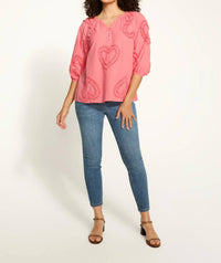 Fdj - Embellished Cotton Blouse