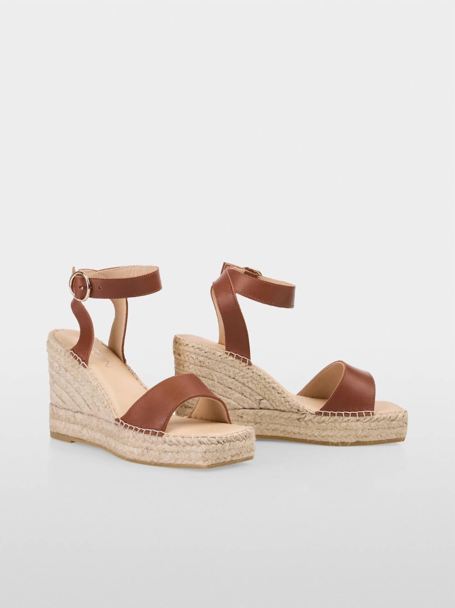 Marc Cain - Women's Wedge Sandals With Ankle Strap