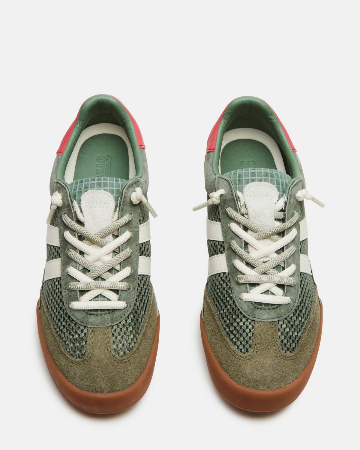STEVE MADDEN Women's Verdict Sneakers in green - women's sneaker - alternate view