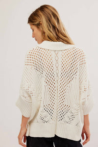 Free People - To The Point Polo Sweater