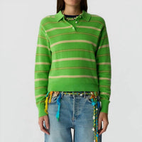Guest In Residence - Collegiate Stripe Polo