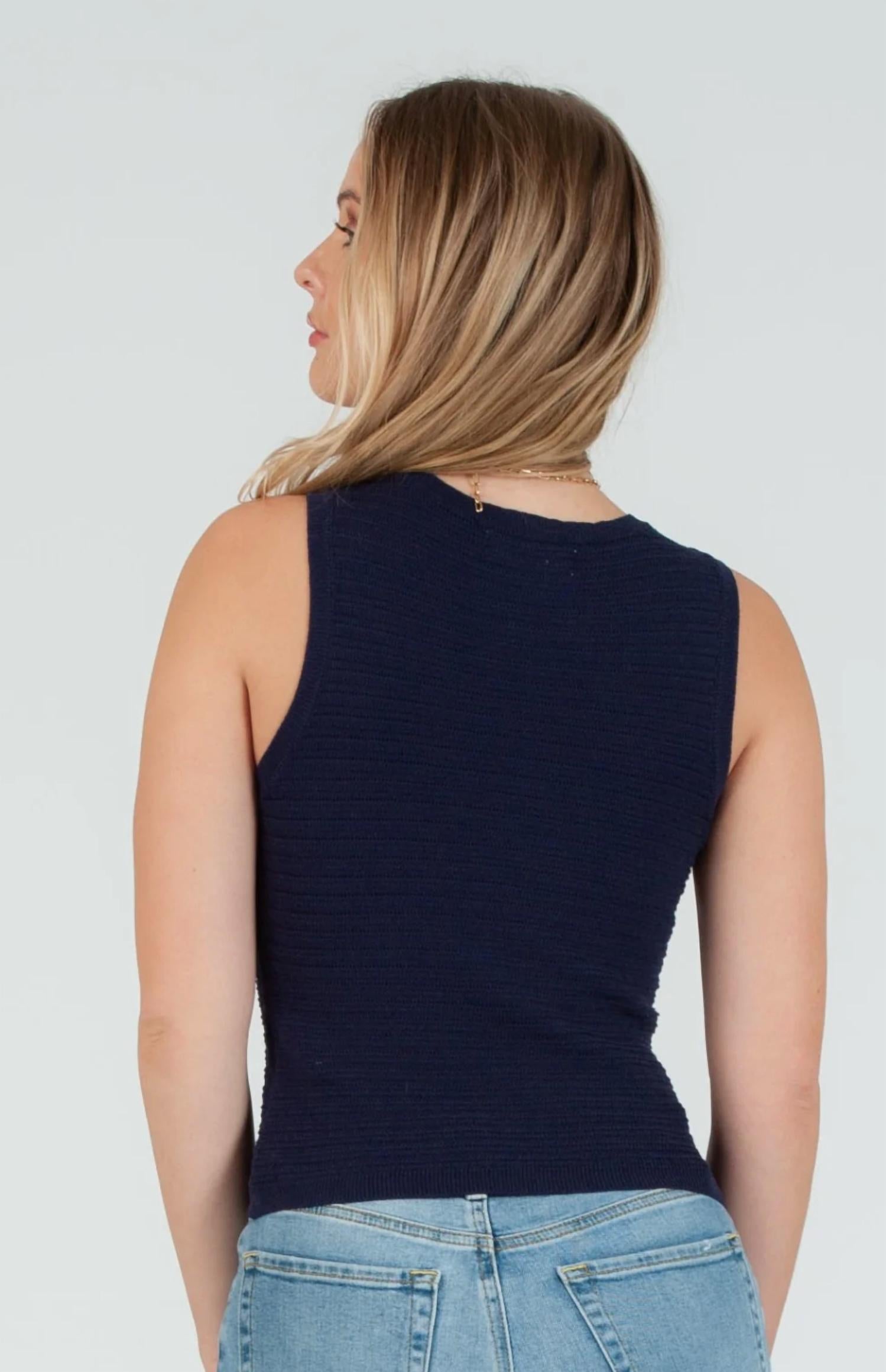 Lucca - Knit Shell Tank Top