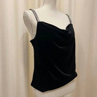 Skies Are Blue - Women's Embellished Sequin Velvet Cami