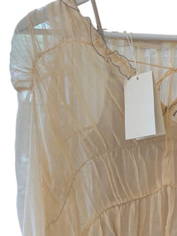 Ulla Johnson - Women's Robbie Silk Tie Front Chantilly Blouse