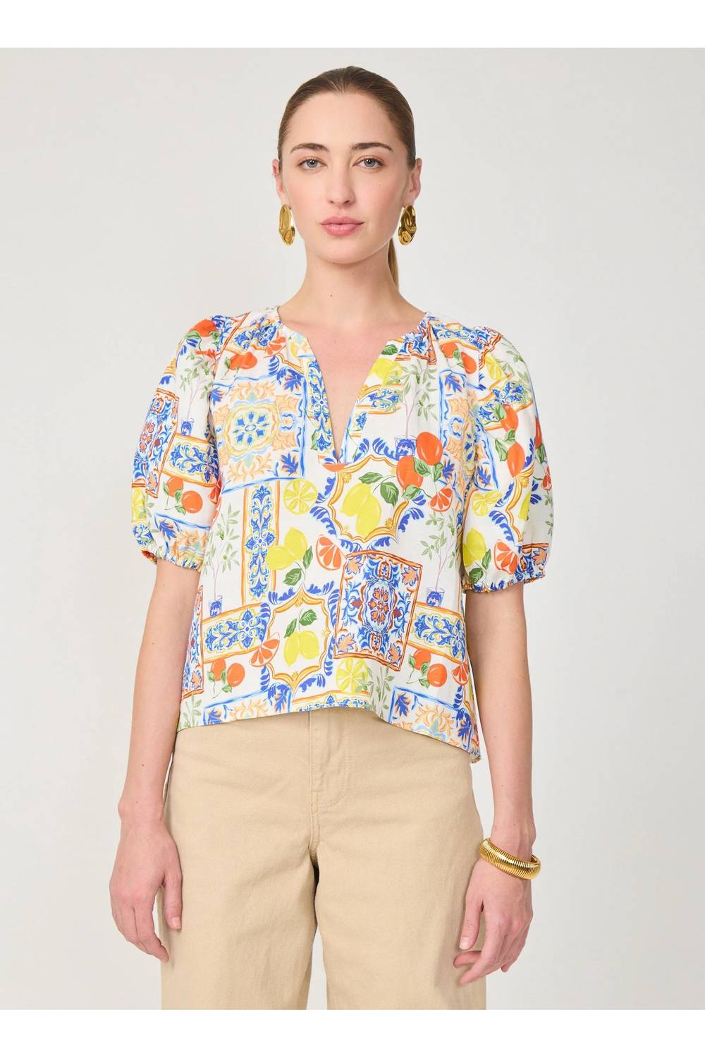 Gilner Farrar - Callie Short Sleeve Blouse
