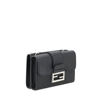 Fendi - Women's Double Baguette Shoulder Bag - bags - black - handbags