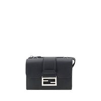 Fendi - Women's Double Baguette Shoulder Bag - bags - black - handbags