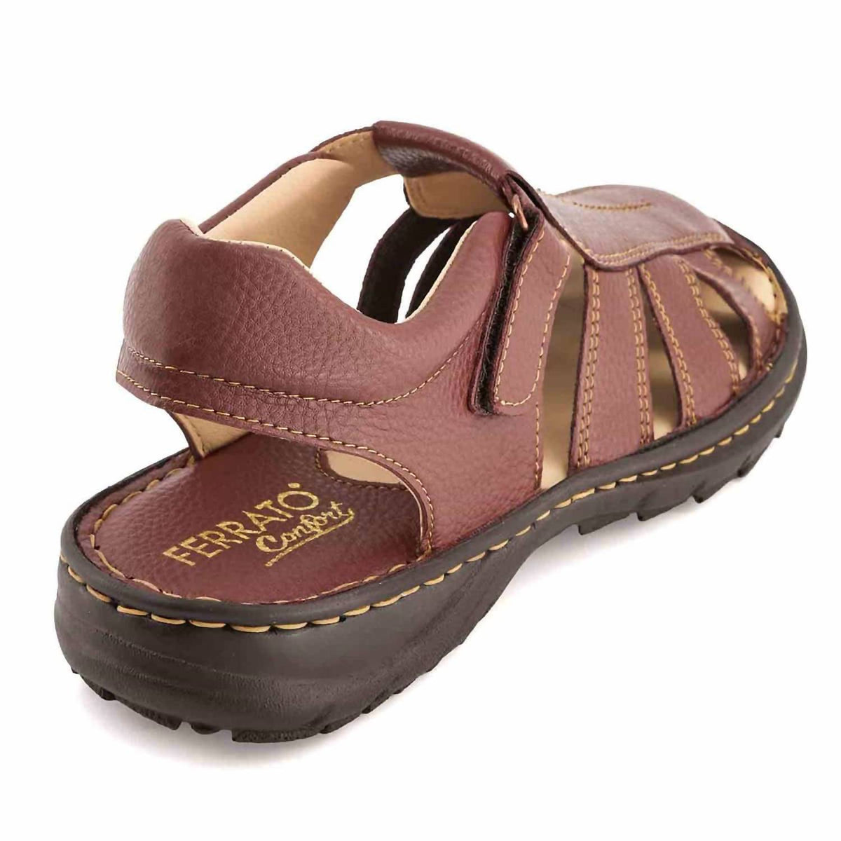 Ferrato - Men's Ankle-strap Leather Sandal
